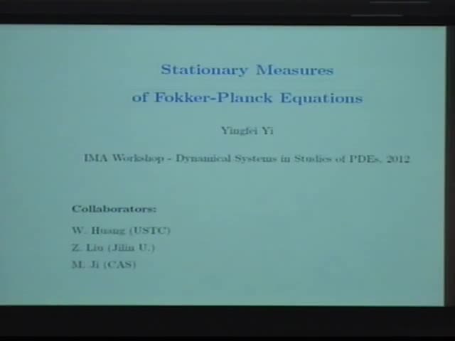 Stationary measures of Fokker-Planck equations Thumbnail