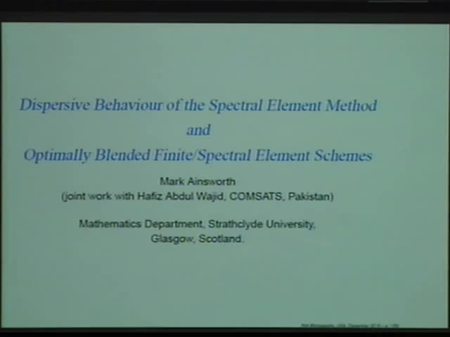 Optimally Blended Spectral-Finite Element Scheme for Wave Propagation, and Non-Standard Reduced Integration Thumbnail