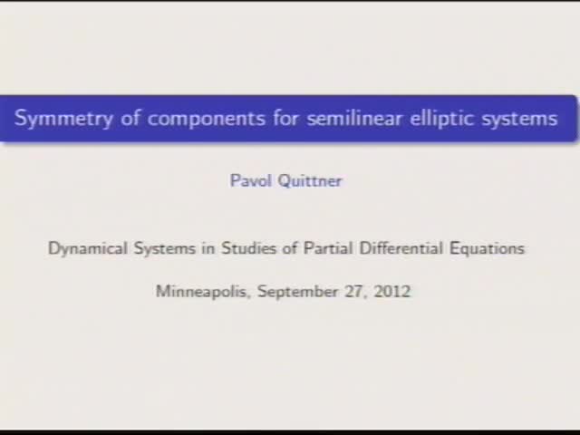 Symmetry of components for semilinear elliptic systems Thumbnail