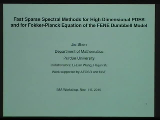 New efficient spectral methods for  high-dimensional PDEs and
for Fokker-Planck equation of FENE dumbbell model Thumbnail