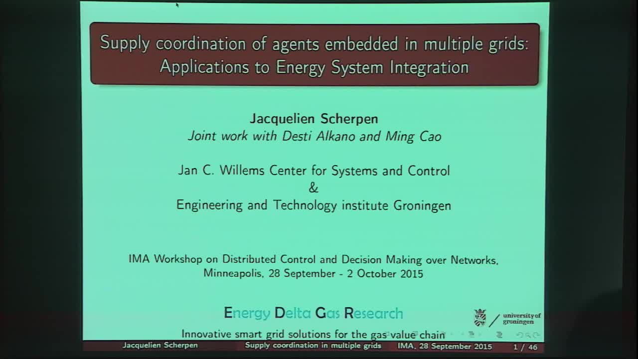 Two-layered Distributed Optimal Control for Energy System Integration Thumbnail