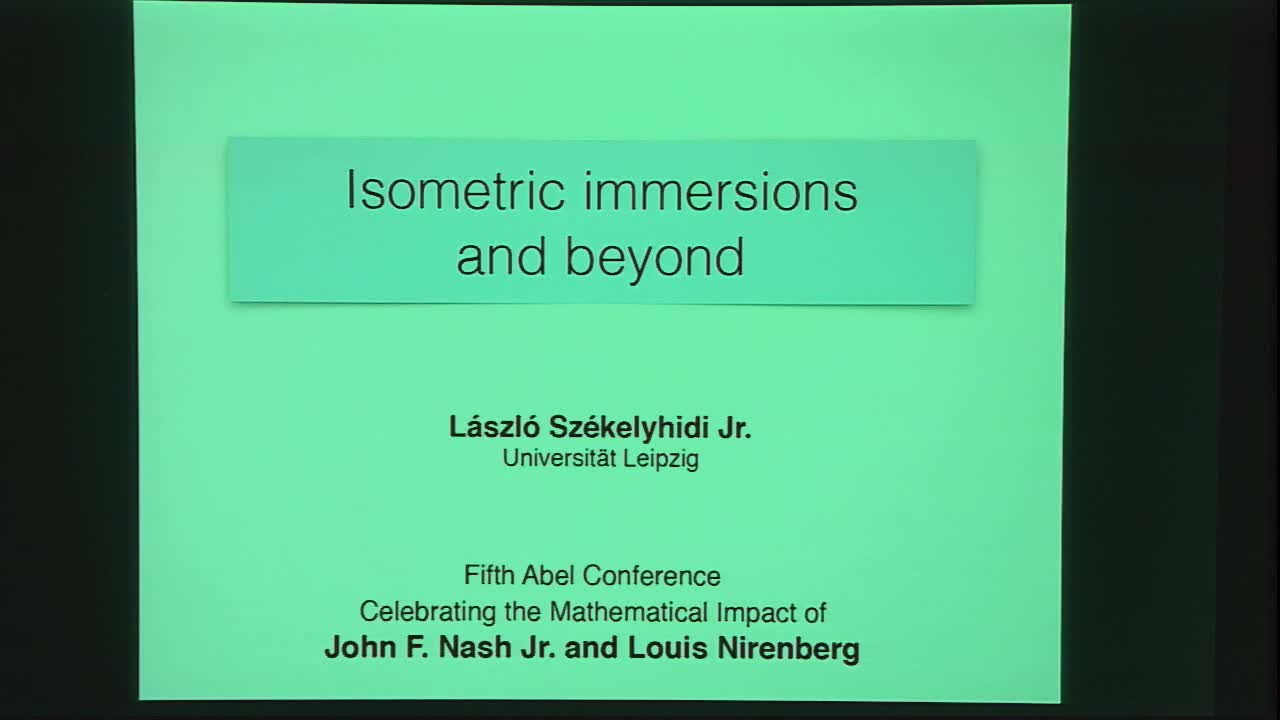 Isometric immersions and beyond Thumbnail