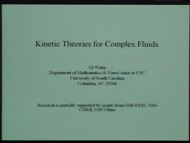 Kinetic theories for complex fluids  Thumbnail