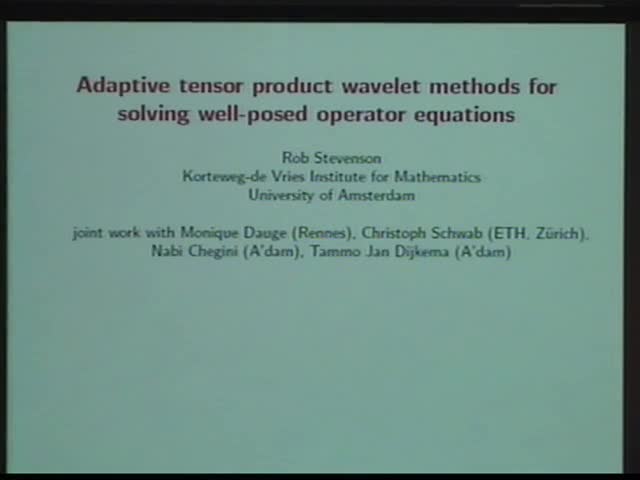 Adaptive tensor product wavelet methods for solving well-posed  operator equations Thumbnail