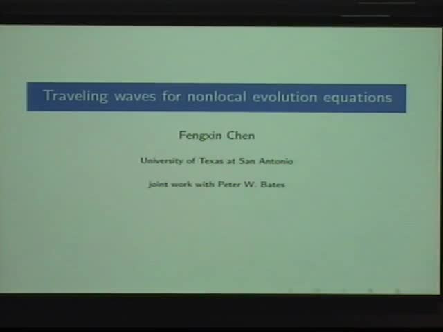 Traveling Wave Solutions for Nonlocal Evolution Systems Thumbnail