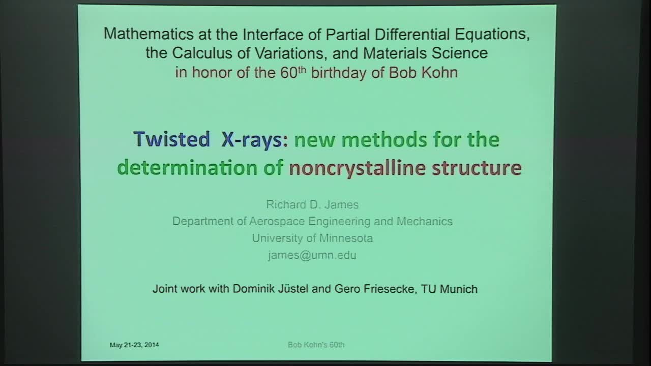 Twisted X-rays: New Methods for the Determination of Noncrystalline Atomic Structure Thumbnail