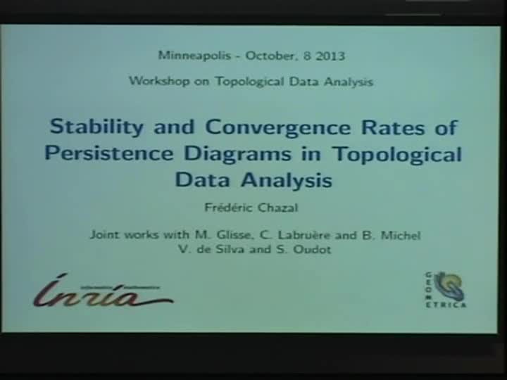 Stability and Convergence Rates of Persistence Diagrams in Topological Data Analysis Thumbnail