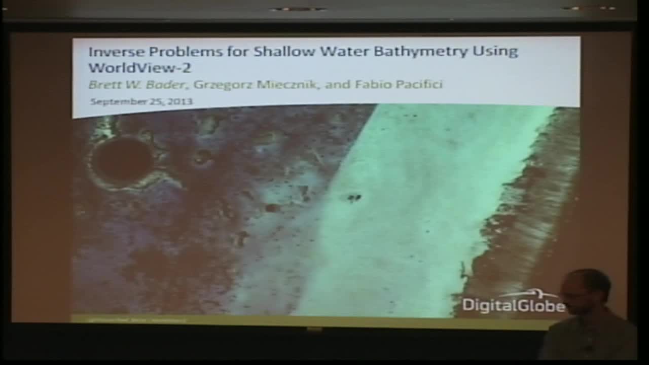 Inverse Problems for Shallow Water Bathymetry Using WorldView-2 Thumbnail