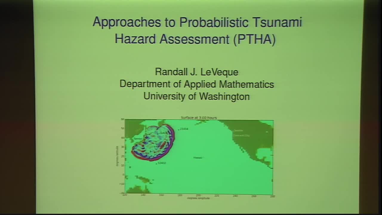 Approaches to Probabilistic Tsunami Hazard Assessment  Thumbnail