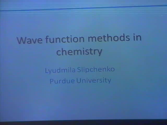 Wave function methods in chemistry Thumbnail