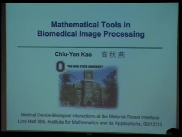 Mathematical tools in biomedical image processing Thumbnail