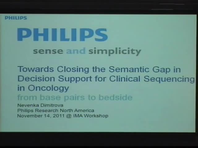 Towards Closing the Semantic Gap in Decision Support for Clinical Sequencing in Oncology Thumbnail