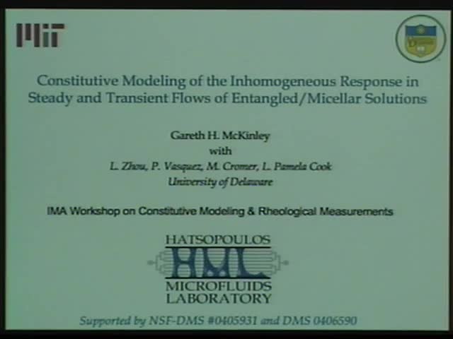 Constitutive modeling of the inhomogeneous response in steady and transient flows of entangled/micellar solutions Thumbnail