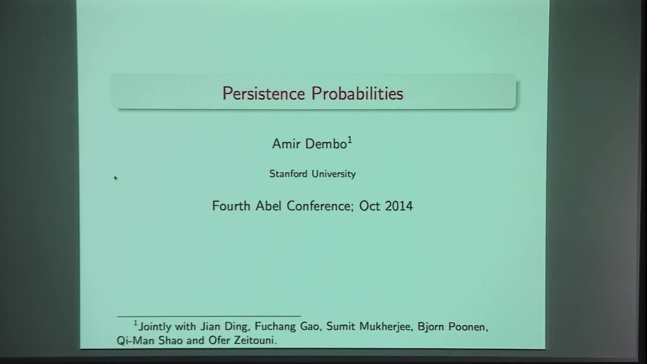 Persistence Probabilities Thumbnail