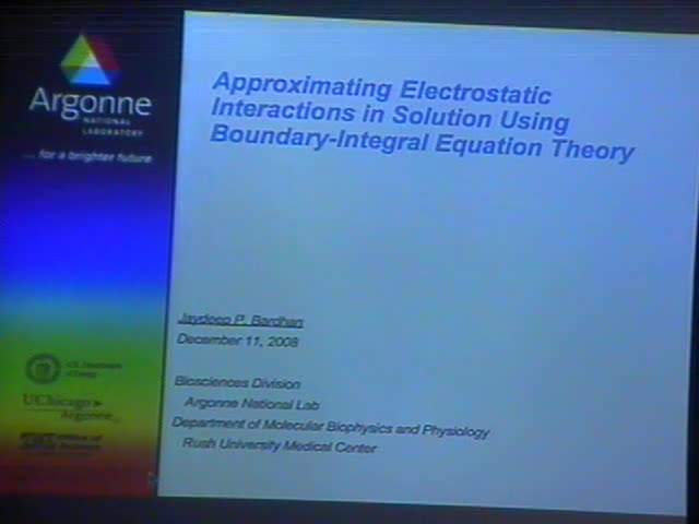 Estimating electrostatic contributions to solvation
via boundary-integral equation theory Thumbnail