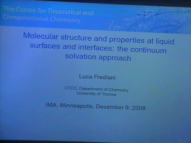 Quantum chemical modelling of molecules at dielectric surfaces and interfaces Thumbnail