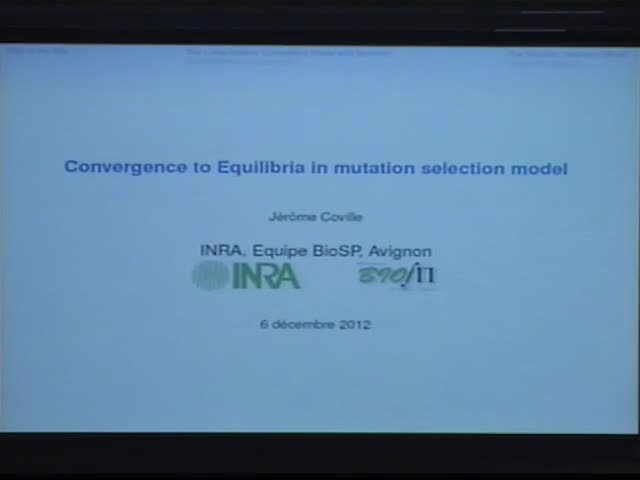 Convergence to the Equilibria in Some Mutation-Selection Model Thumbnail