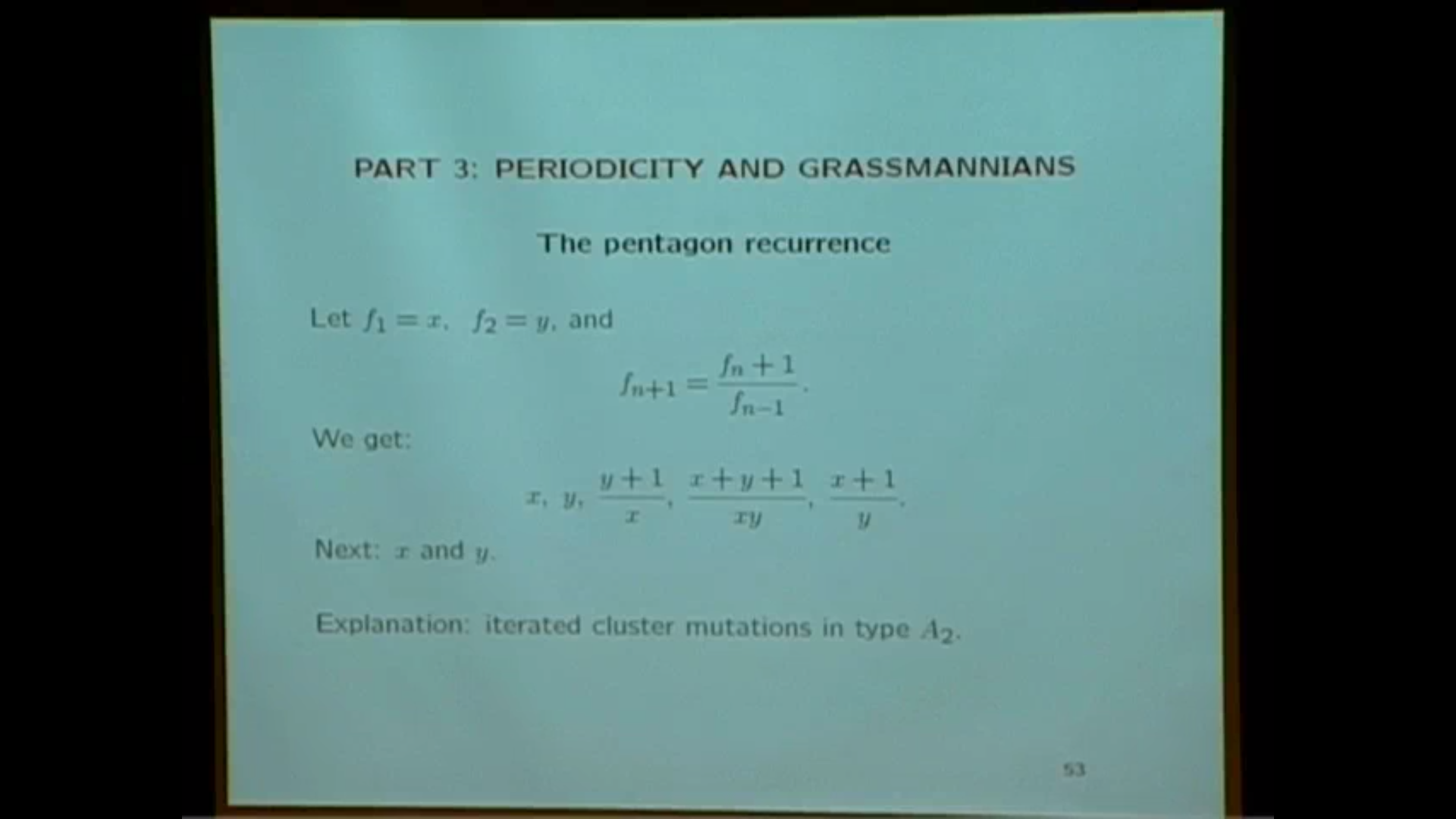 Introduction to cluster algebras #3 Thumbnail