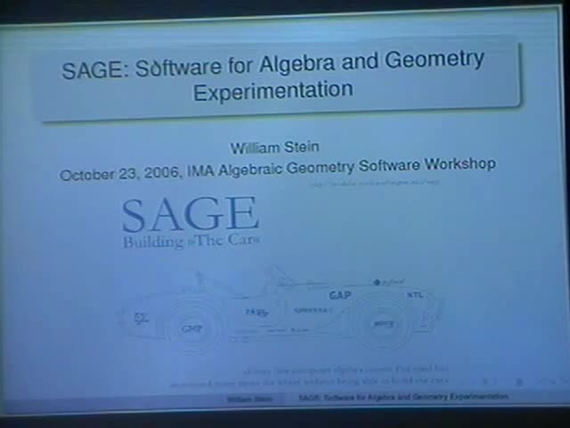 SAGE — Software for Algebra and Geometry Experimentation Thumbnail