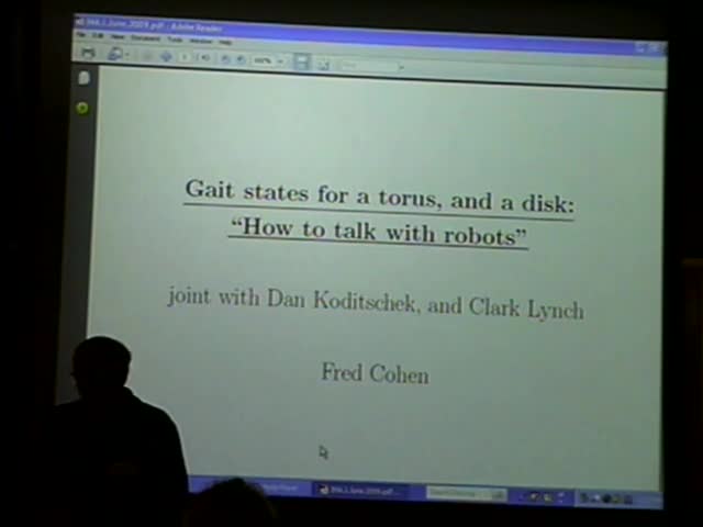 Gait states for a torus and a disk: "How to talk with robots" Thumbnail