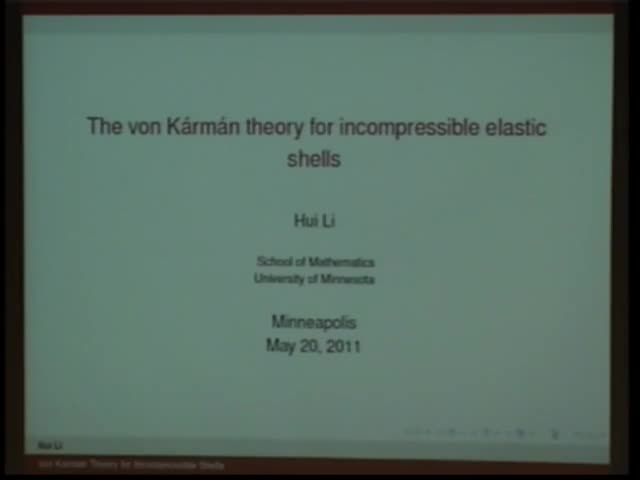 The von Karman theory for incompressible elastic shells Thumbnail