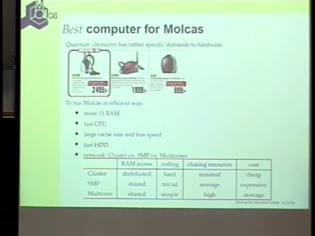 Lecture 7: MOLCAS for advanced users Thumbnail