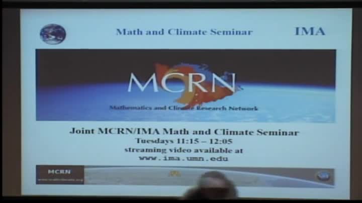 Joint IMA/Mathematics and Climate Research Network Seminar Thumbnail