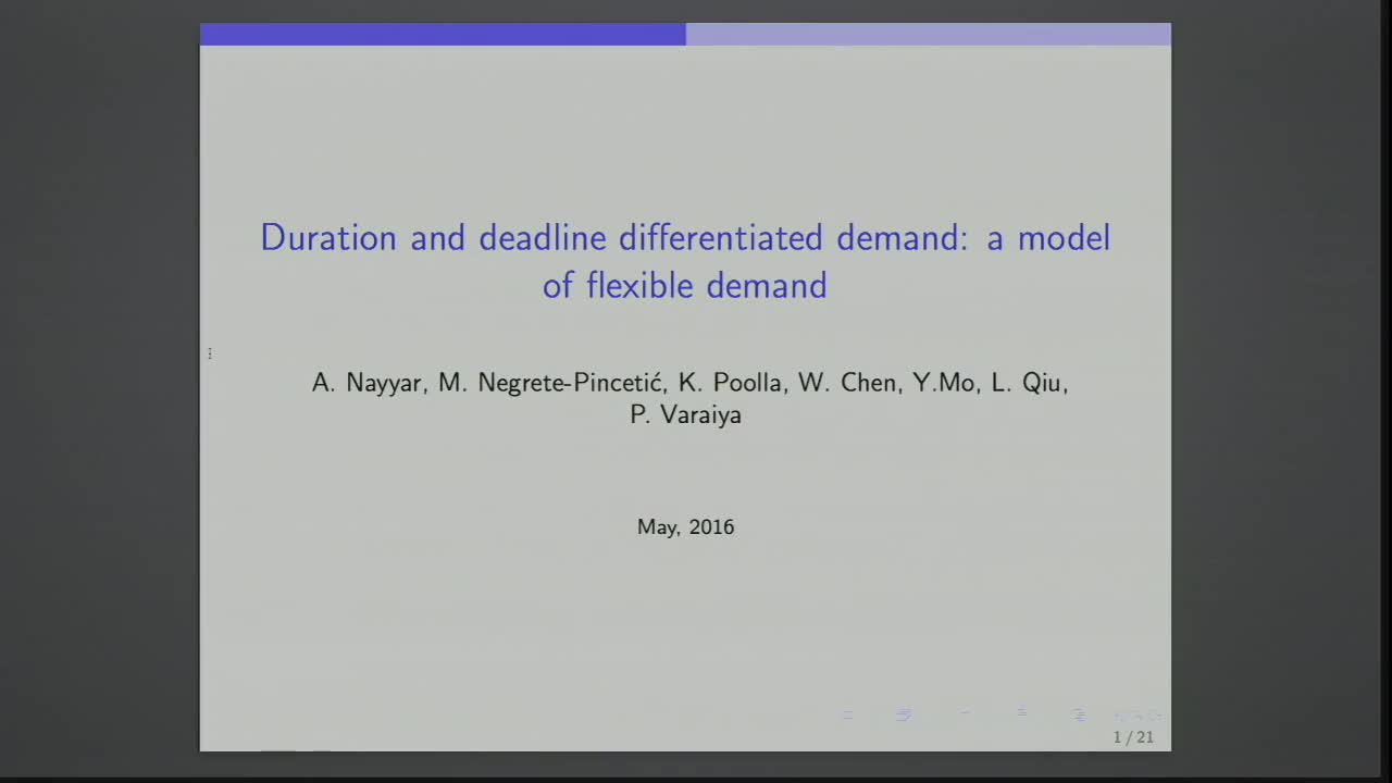 Duration and deadline differentiated electricity demand: a model of flexible demand Thumbnail