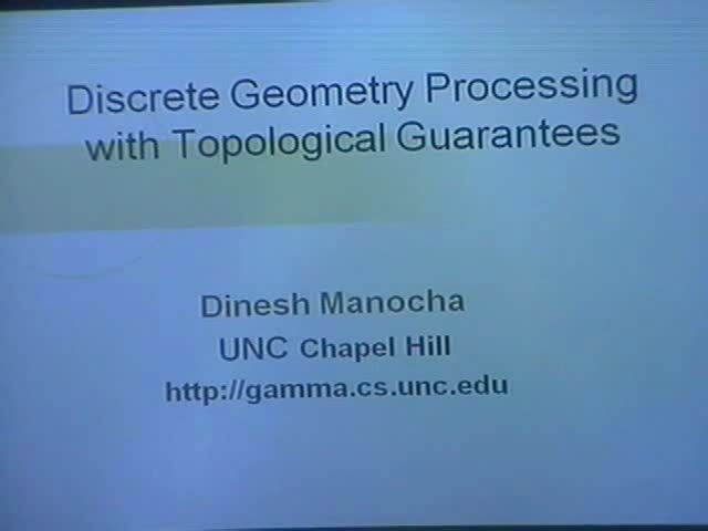 Discrete Geometry Processing with Topological Guarantees Thumbnail