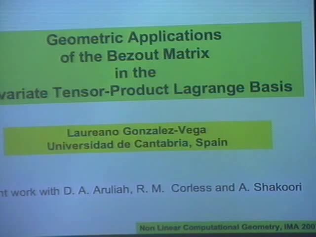 Geometric Applications of the Bezout Matrix in the Bivariate Tensor-product Lagrange Basis Thumbnail