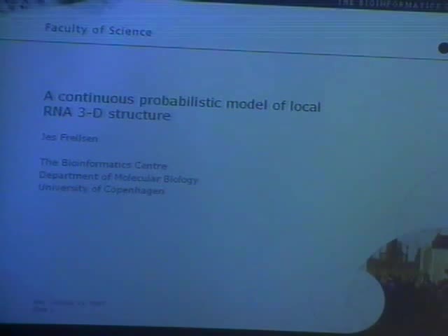 A Continuous Probabilistic Model of Local RNA 3-D Structure Thumbnail