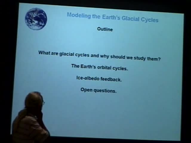 Modeling the earth's glacial cycles Thumbnail