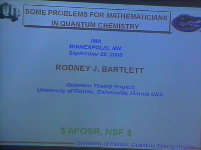 Second Chances: Some Problems for Mathematicians in Quantum Chemistry
 Thumbnail