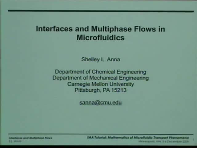 An Introduction to interfaces and multiphase flows in  
microfluidics Thumbnail