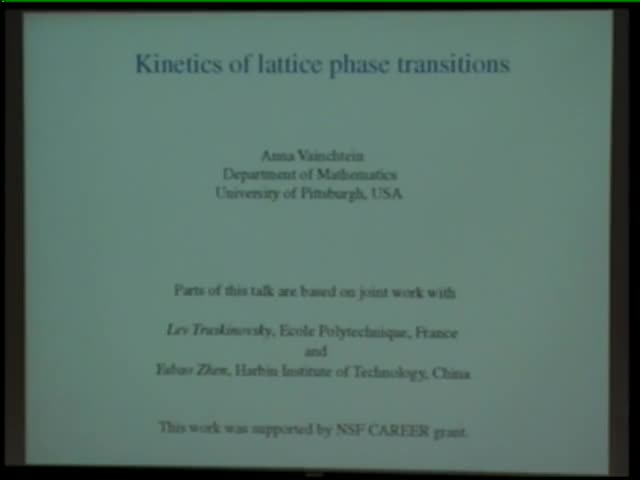 Kinetics of lattice phase transitions Thumbnail