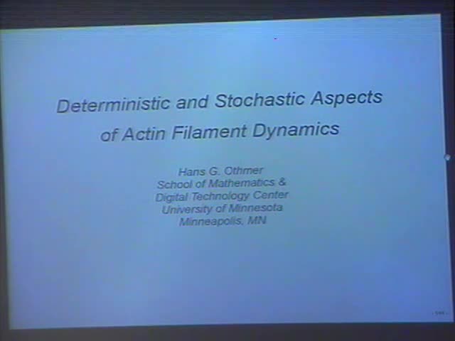  Stochastic aspects of actin filament dynamics

  Thumbnail