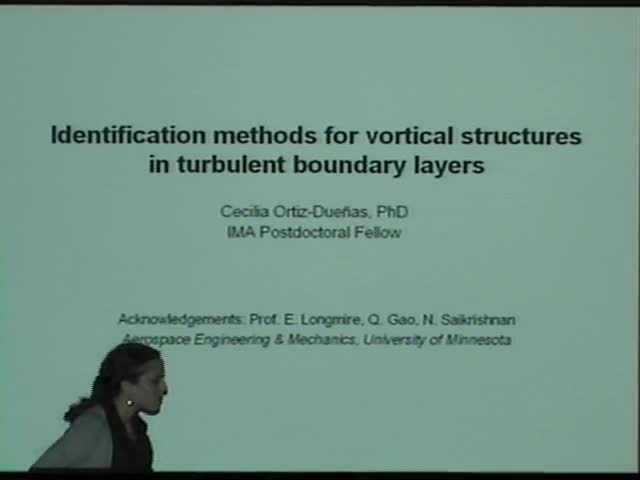 Identification methods for vortical structures in turbulent boundary layers  Thumbnail