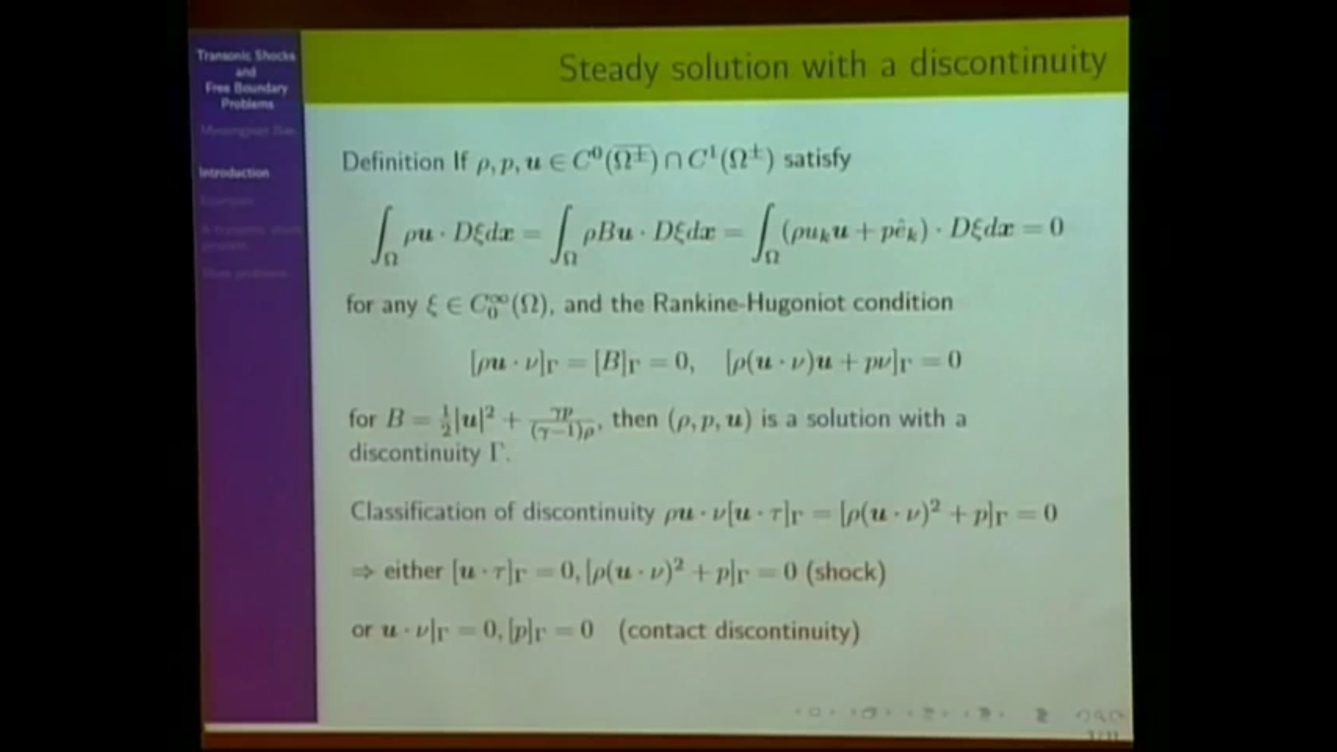 Transonic Shocks and Free Boundary Problems Thumbnail