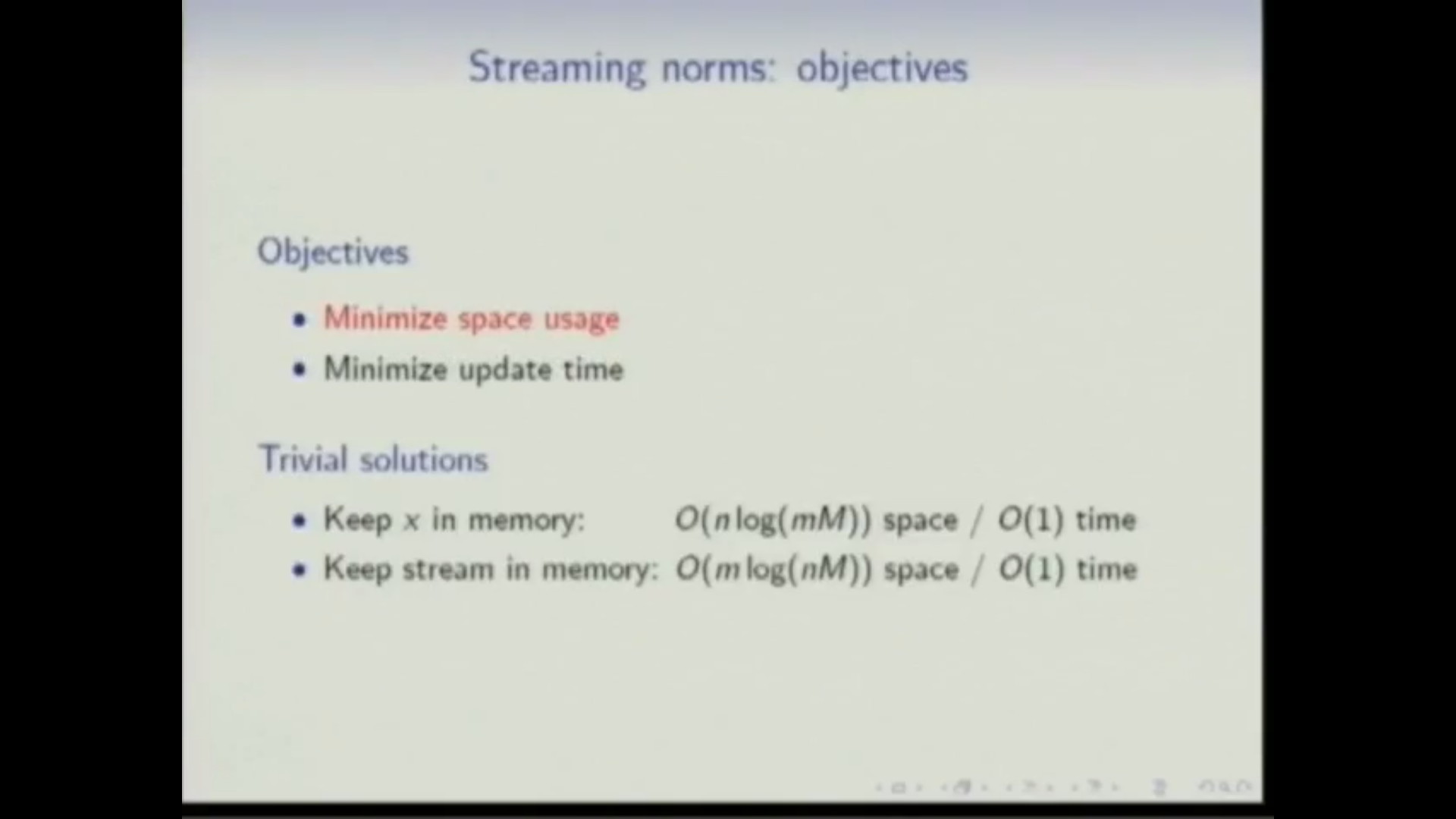 Estimation of Small Norms in Data Streams Thumbnail