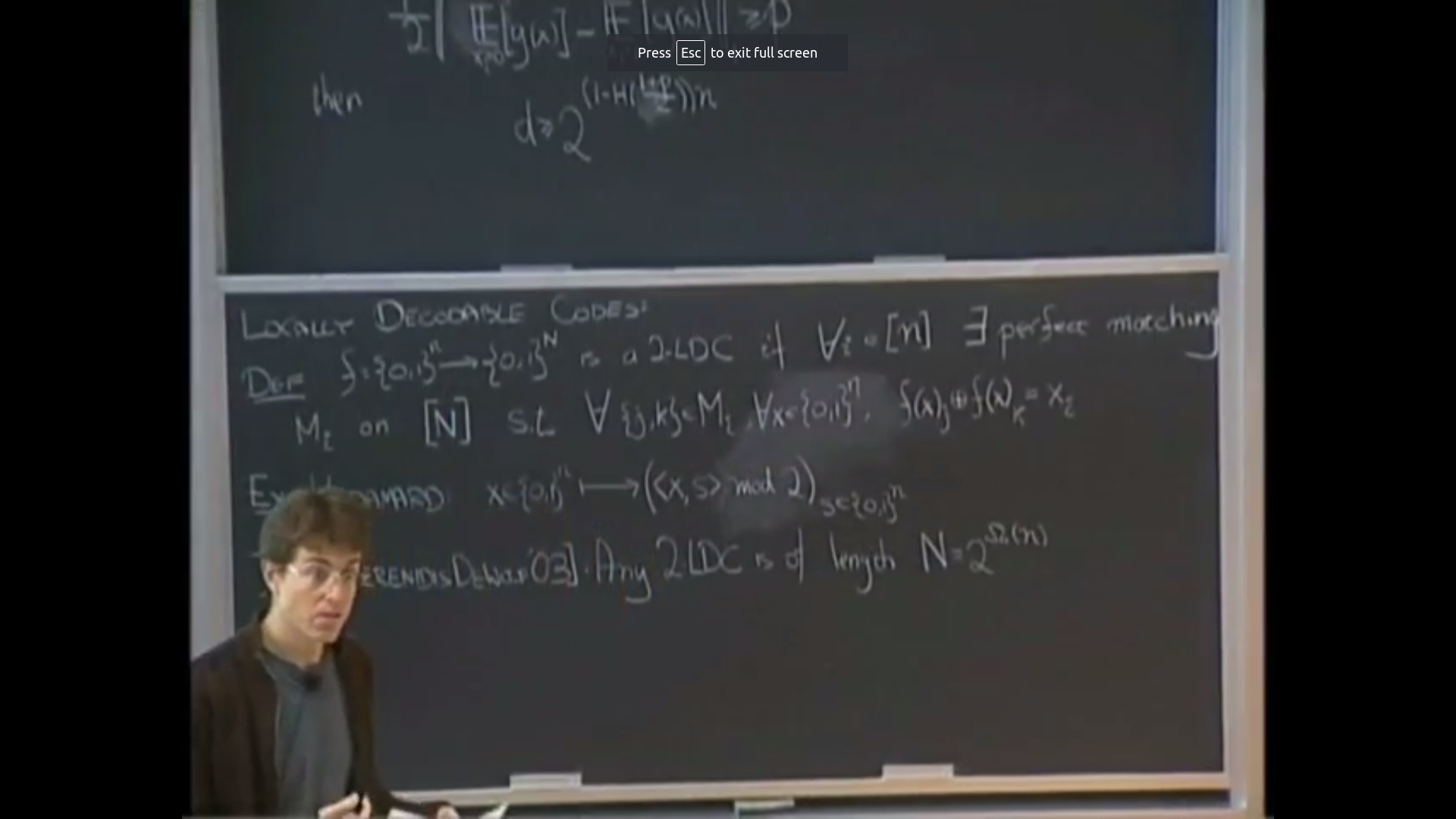 Information Theoretic Techniques in Theoretical Computer Science II Thumbnail