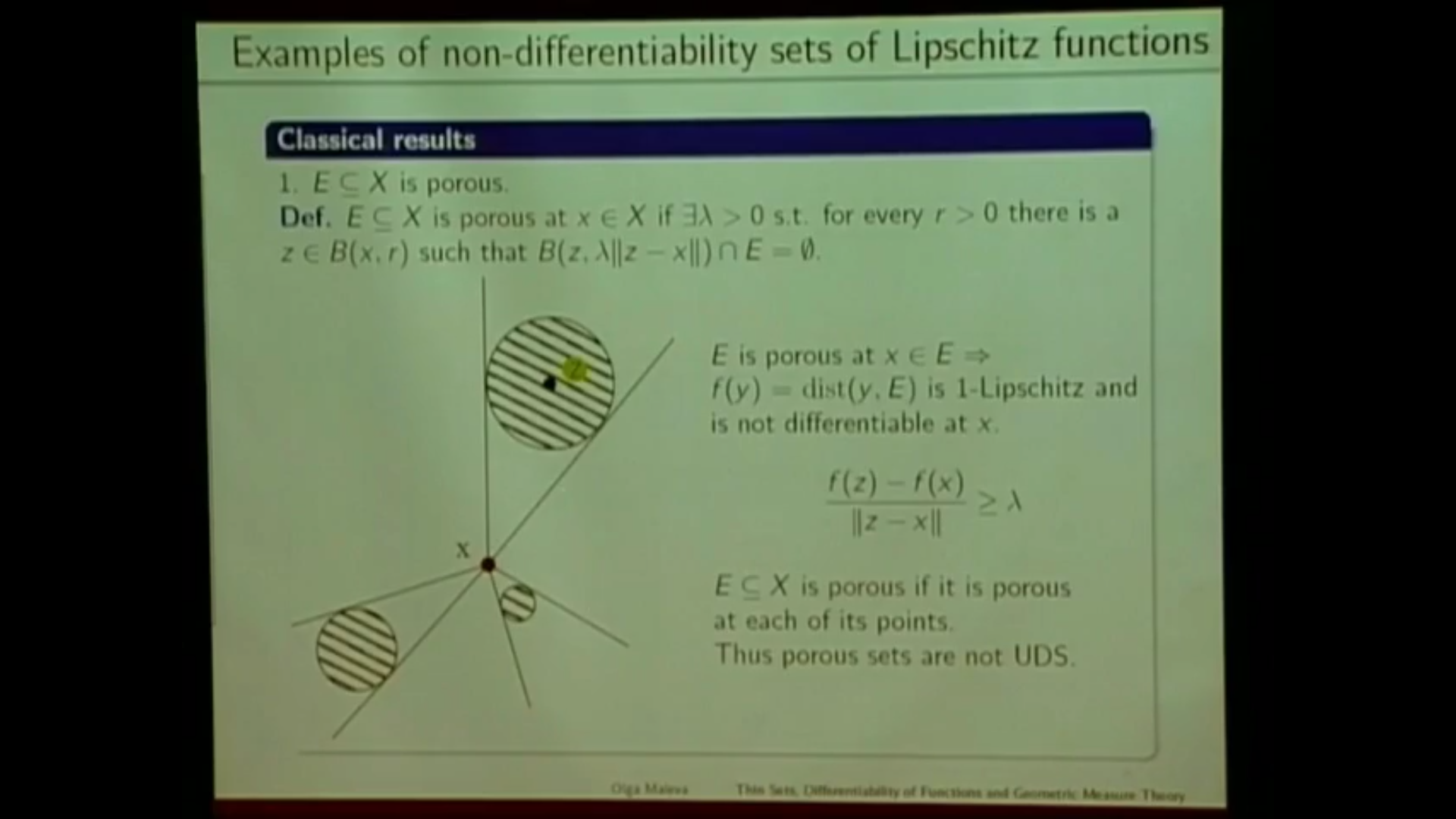 Thin Sets, Differentiability of Functions and Geometric Measure Theory Thumbnail