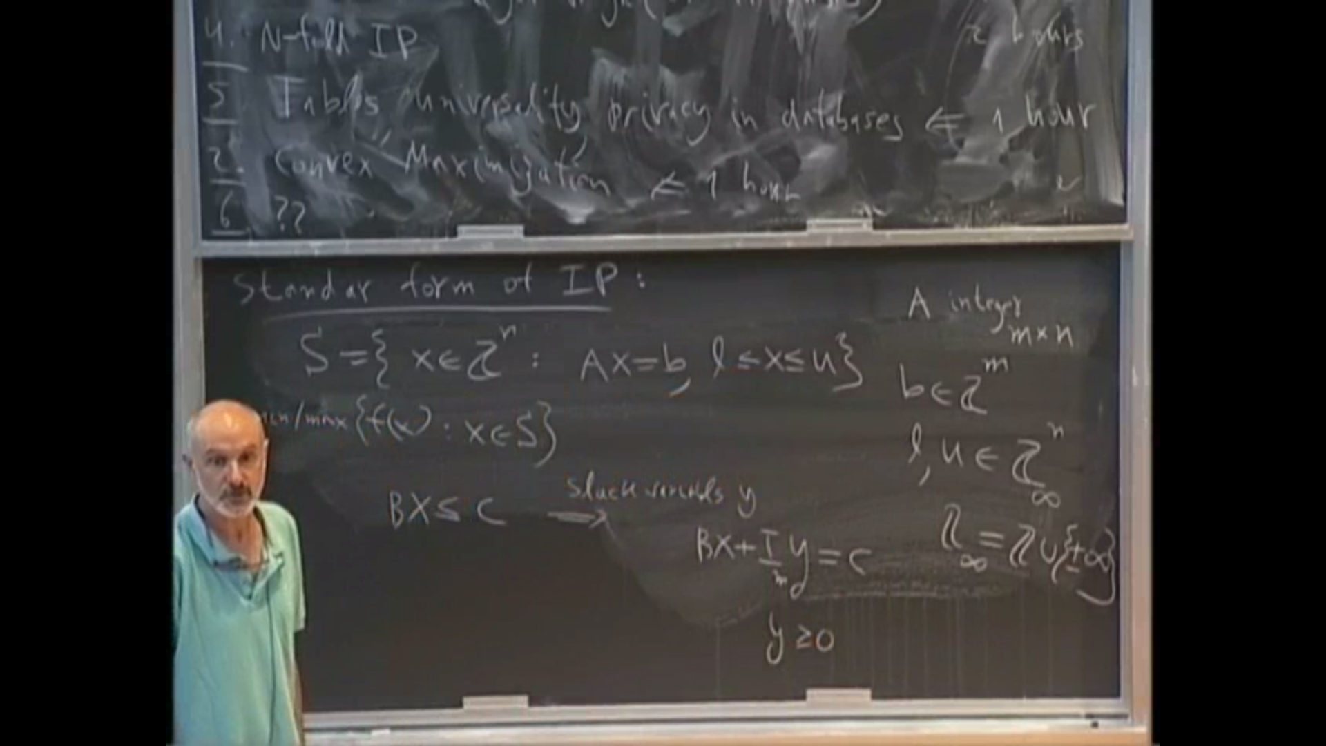 Algebraic, Geometric, And Combinatorial Methods For Optimization: lecture 17 Thumbnail