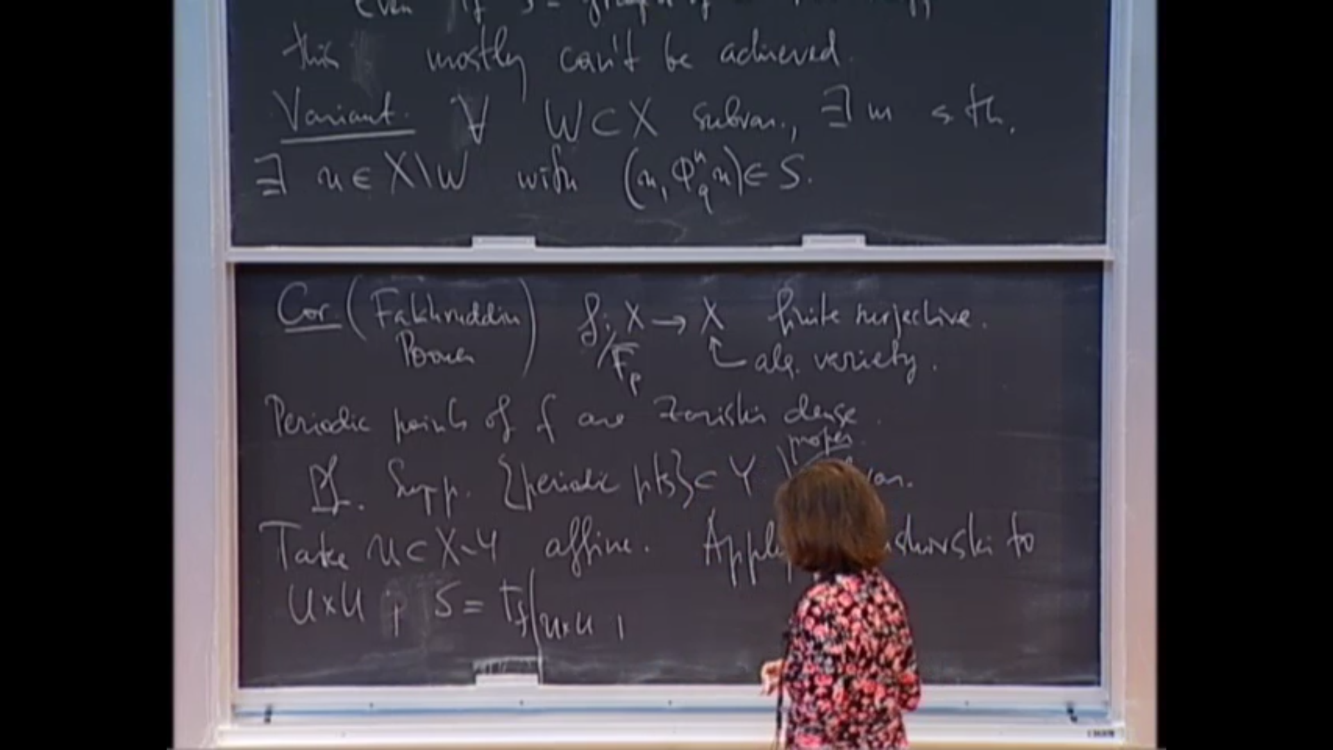 Some applications of Hrushovski's theorem about the Frobenius map to algebraic dynamics Thumbnail