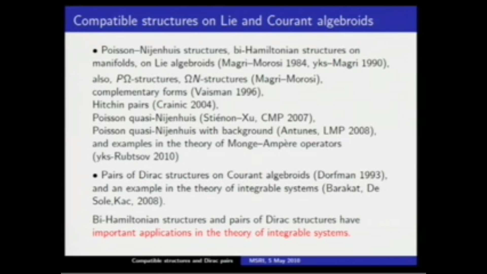 Compatible structures and Dirac pairs Thumbnail