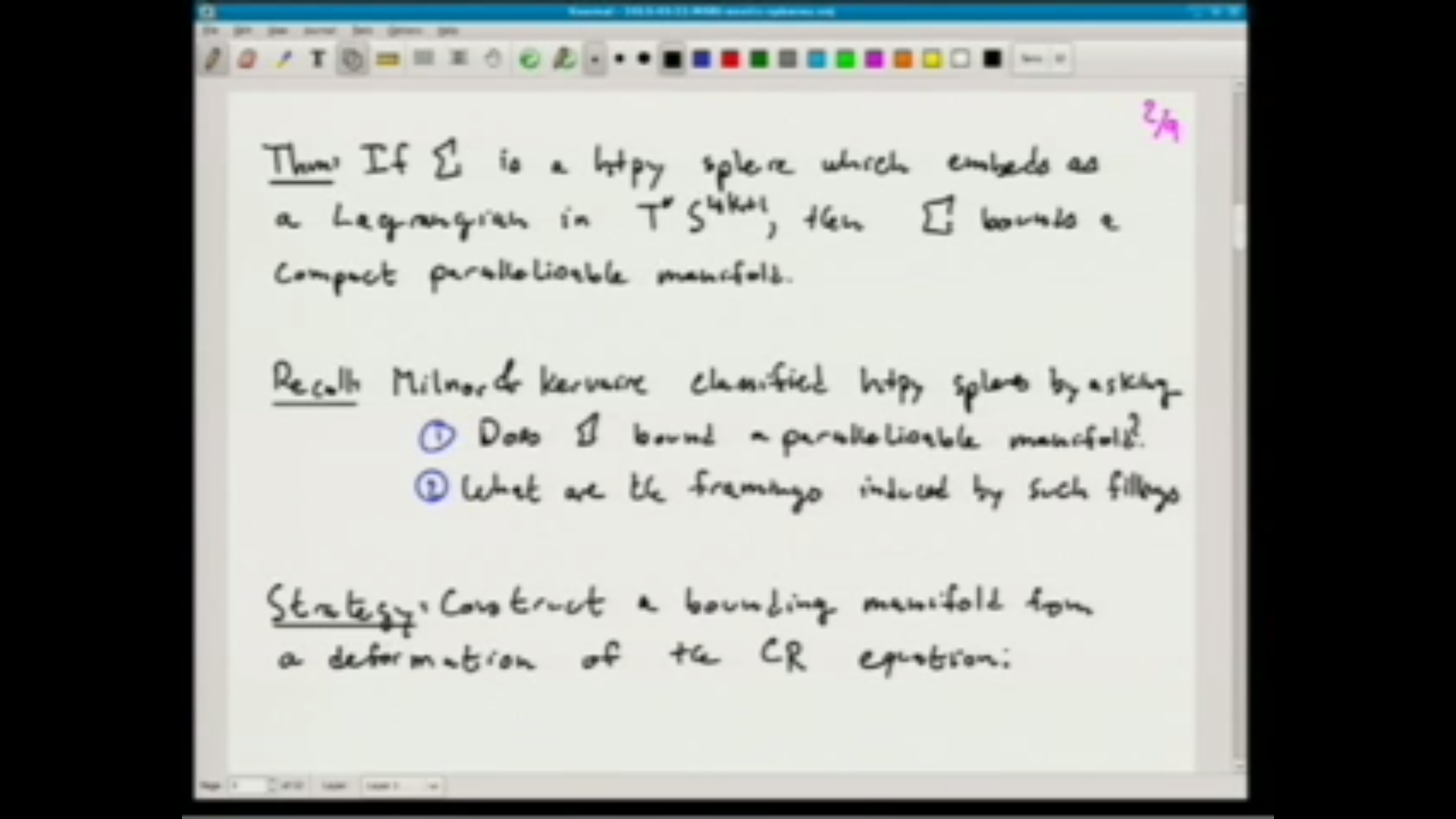 Framed bordism and Lagrangian embeddings of exotic spheres Thumbnail