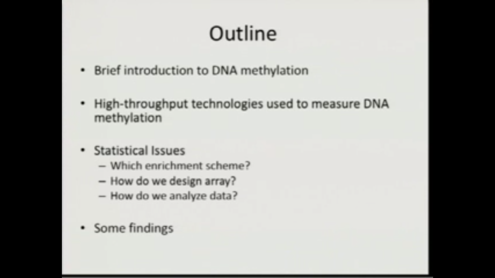 Detecting Differentially Methylated Regions with Microarray Data Thumbnail