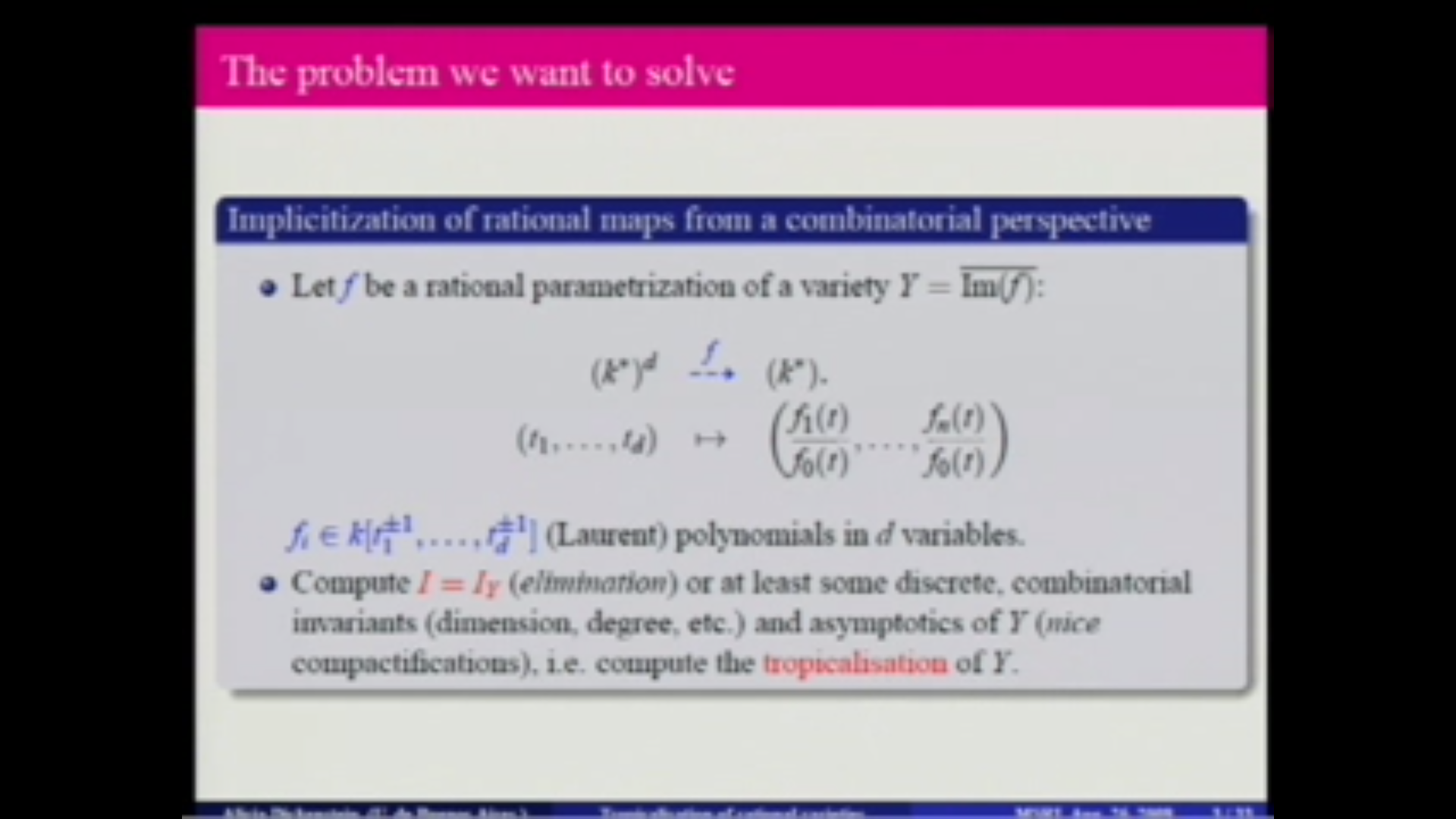 A naive approach to the implicitization of rational varieties using tropical tools Thumbnail