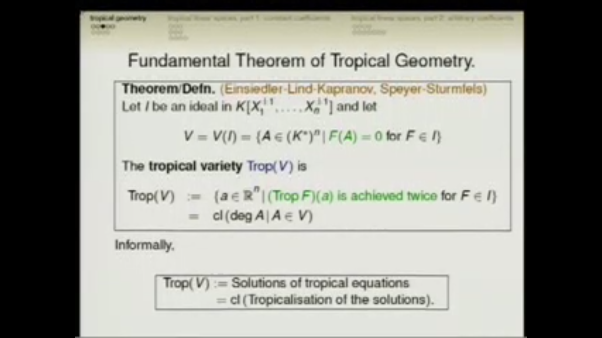 Minicourse: Linearity in the tropics I Thumbnail