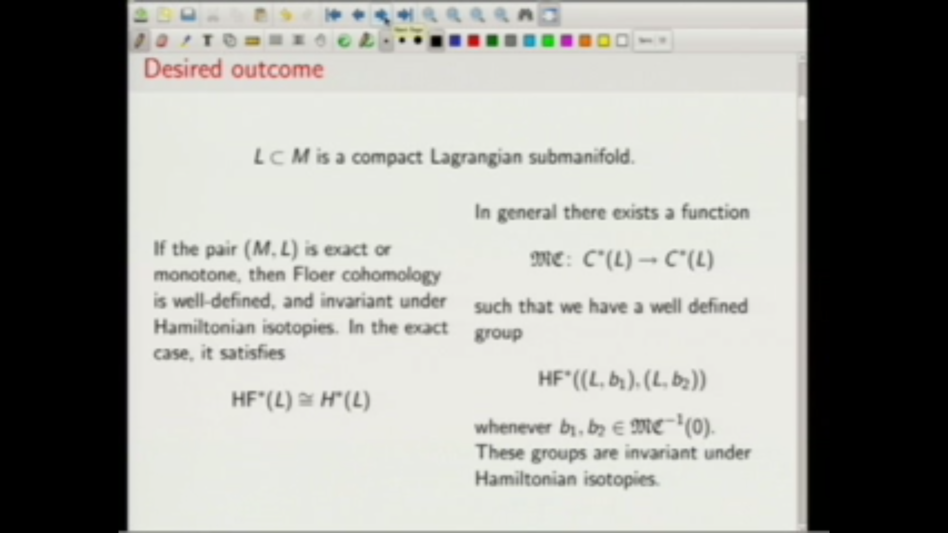 Obstruction in Lagrangian Floer Theory Thumbnail