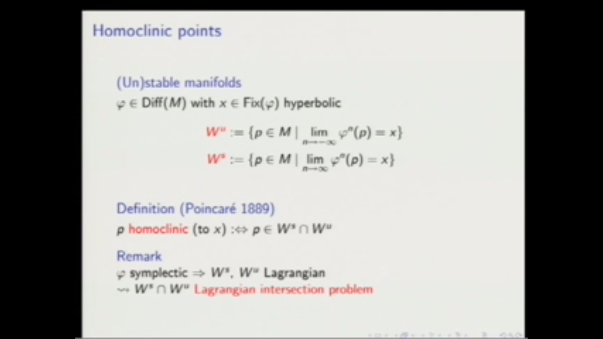 Homoclinic points and Floer homology Thumbnail